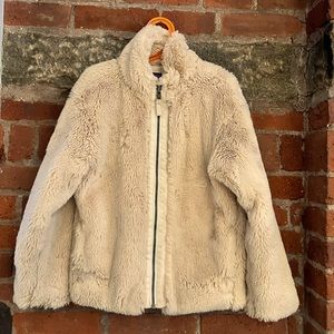 Patagonia Beige Fuzzy Jacket (Size 10/M)